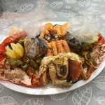 assiette de fruit de mer au Viviers le Homard Sea à Beaussais sur Mer